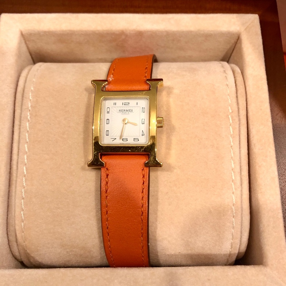 Orange Hermes Watch